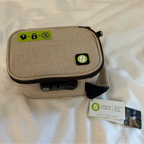 Stash Logix Bag. Medium. Color and material is Hemp - Picture 1 of 3